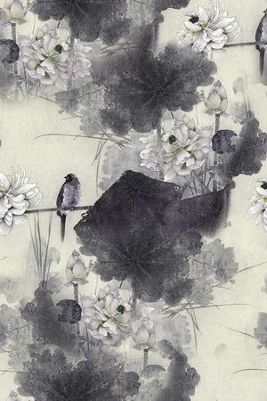复古印花花型图片