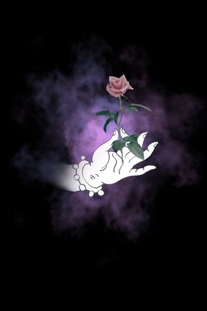 黑底印花花型图片