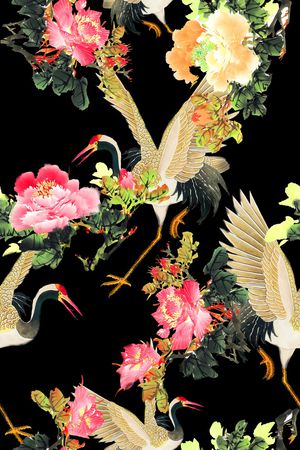 花卉印花花型图片