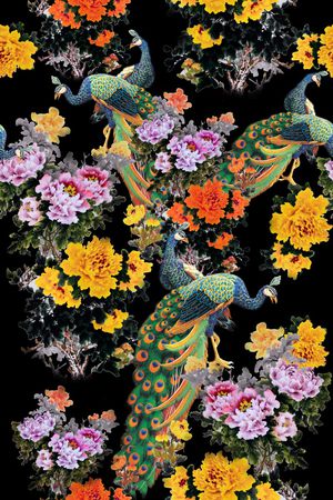 花朵印花花型图片