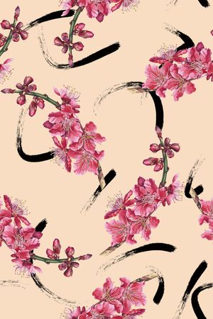 几何印花花型图片