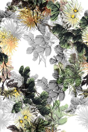 花卉印花花型图片
