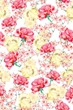watercolor印花花型图片