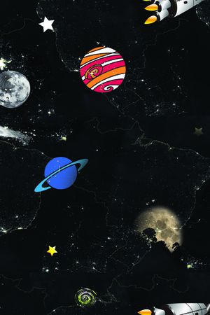 星空印花花型图片