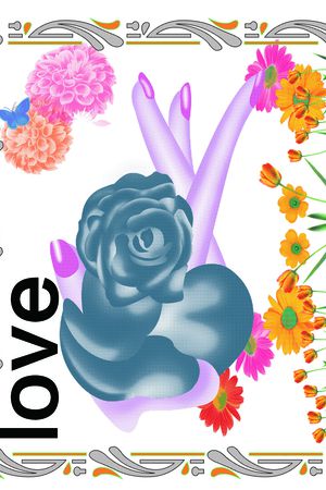 女装前幅印花花型图片