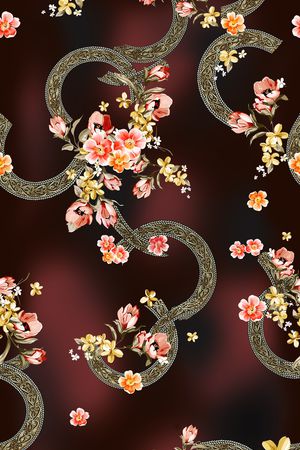 花卉印花花型图片