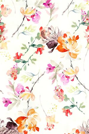 花卉印花花型图片