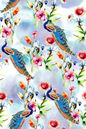 花卉印花花型图片