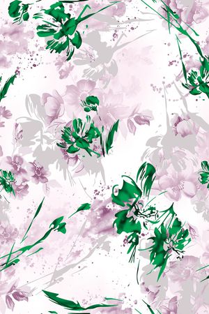 日韩风印花花型图片