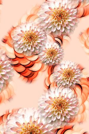 抽象印花花型图片