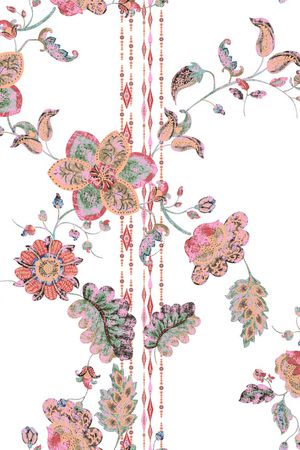 乱花印花花型图片
