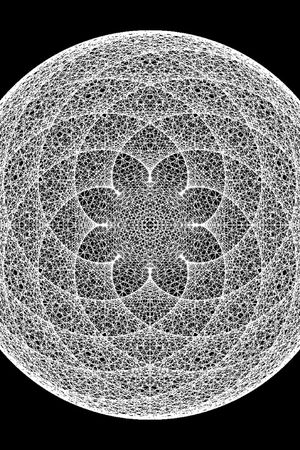 圆圈印花花型图片