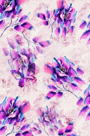 小碎花印花花型图片