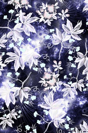 叶子印花花型图片