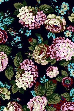 小碎花印花花型图片