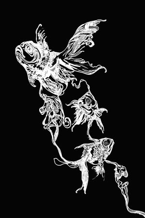 图形结合印花花型图片