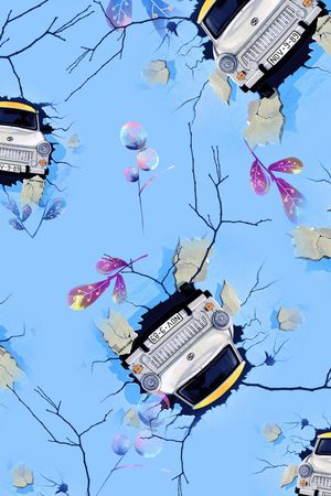 汽车印花花型图片