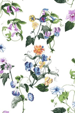 乱花印花花型图片