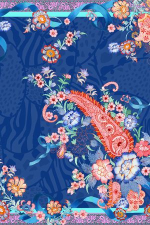 火腿花印花花型图片