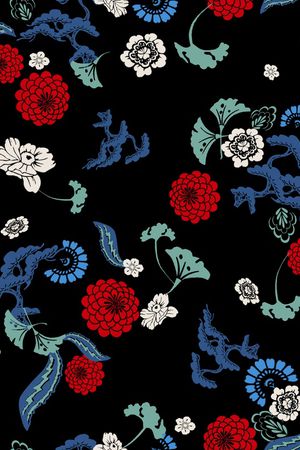 小碎花印花花型图片