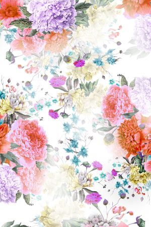 花卉印花花型图片
