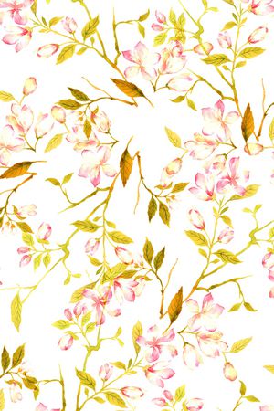 乱花印花花型图片
