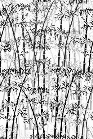 竹子印花花型图片