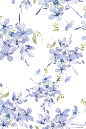 满版花印花花型图片