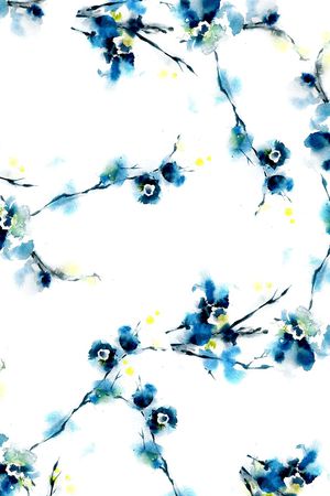 乱花印花花型图片