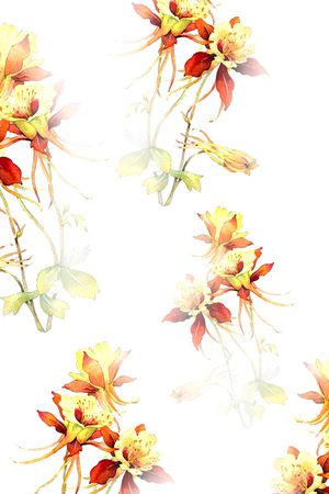 乱花印花花型图片