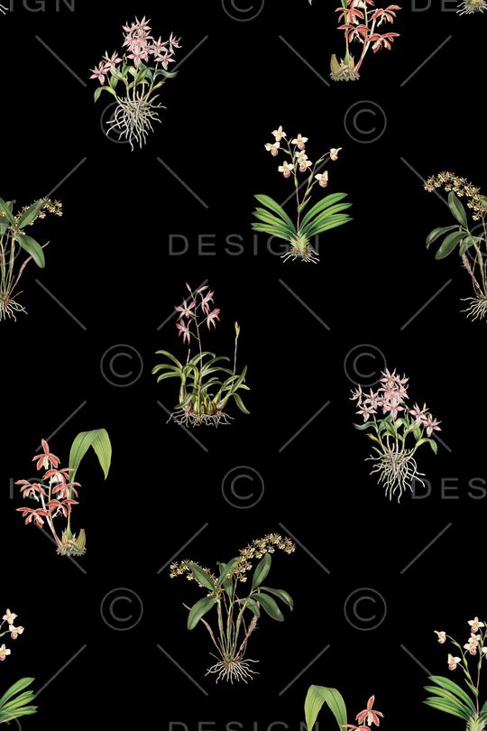 小碎花印花花型图片