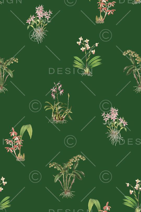 小碎花印花花型图片