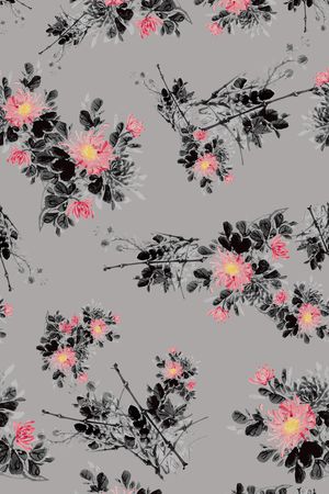 花卉花朵印花花型图片