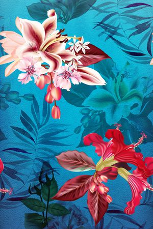 花卉印花花型图片