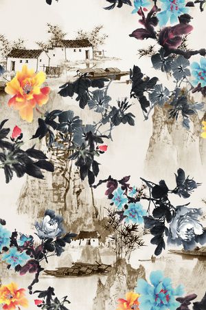花卉花朵印花花型图片