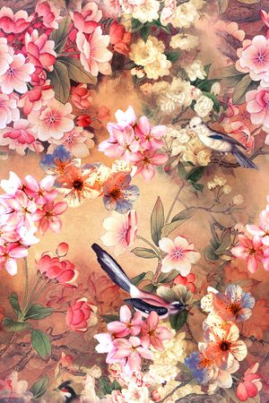 素雅印花花型图片