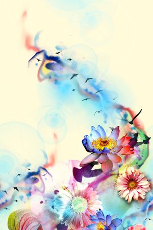 花卉印花花型图片