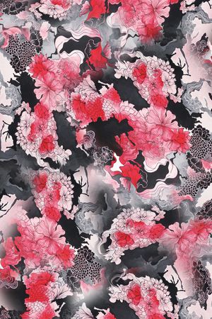 花卉印花花型图片