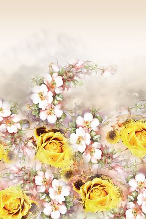 花卉印花花型图片