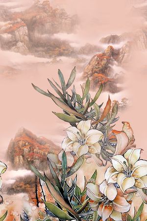 花卉印花花型图片