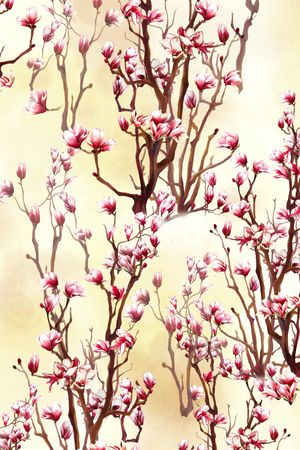 花卉印花花型图片