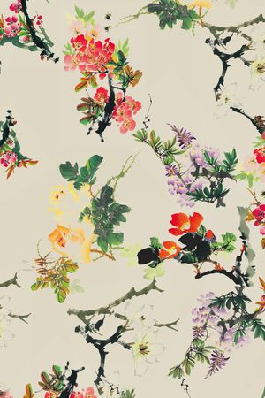 花卉印花花型图片