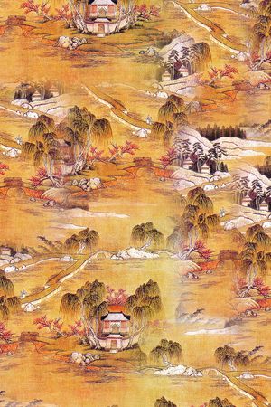 森林印花花型图片