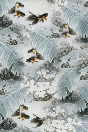 乱花印花花型图片