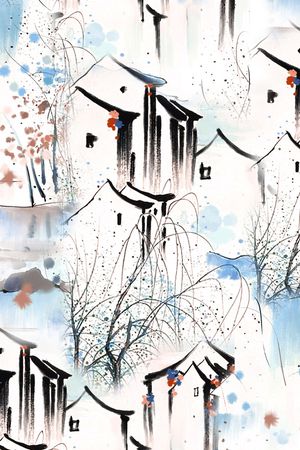 建筑印花花型图片