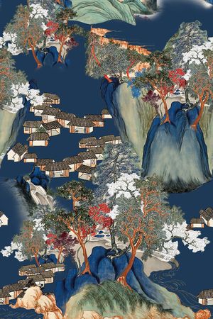 流行时尚印花花型图片