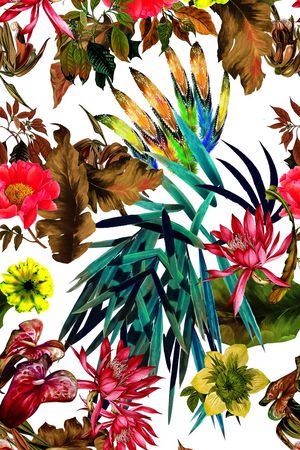 花朵印花花型图片
