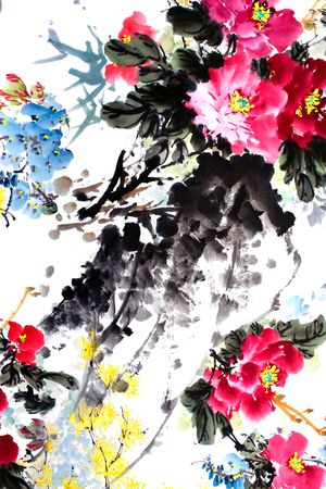 花朵印花花型图片