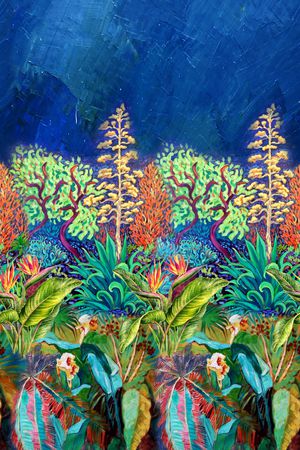 油画印花花型图片
