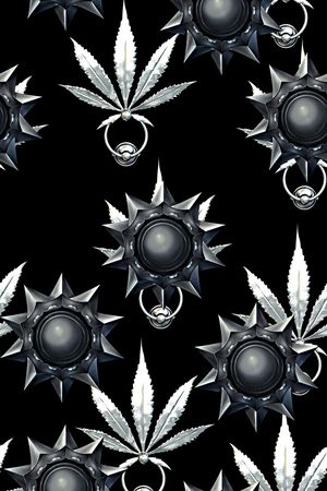 抽象手绘水彩画金属几何纹理数码印花印花花型图片